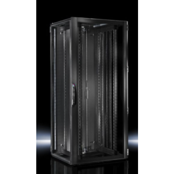 TS IT Network / Server Rack with Glass Front Door (Black)